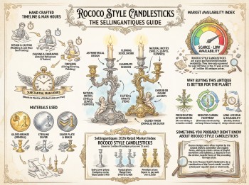 Rococo Style Candlesticks Guide Infographic