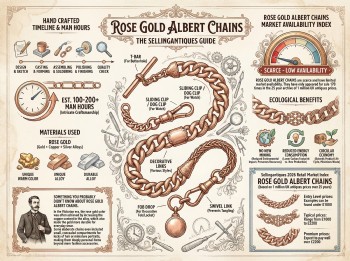 Rose Gold Albert Chains Guide Infographic