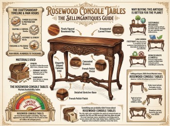 Rosewood Console Tables Guide Infographic