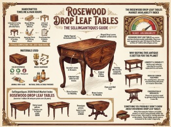 Rosewood Drop Leaf Tables from 21 Shops