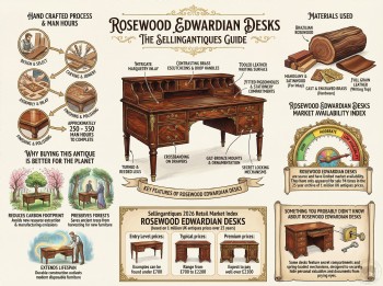 Rosewood Edwardian Desks Guide Infographic