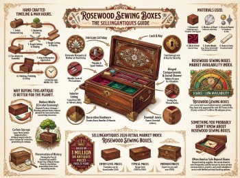 Rosewood Sewing Boxes Guide Infographic