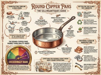 Round Copper Pans Guide Infographic