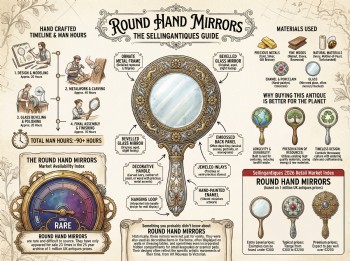 Round Hand Mirrors from 2 Shops