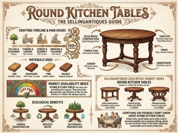 Round Kitchen Tables Guide Infographic