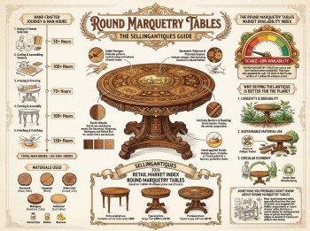 Round Marquetry Tables Guide Infographic