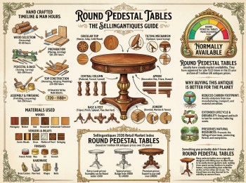 Round Pedestal Tables Guide Infographic