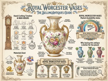 Royal Worcester Vases Guide Infographic