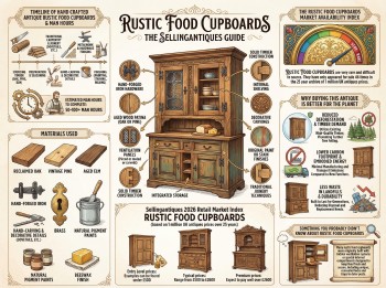 Rustic Food Cupboards Guide Infographic