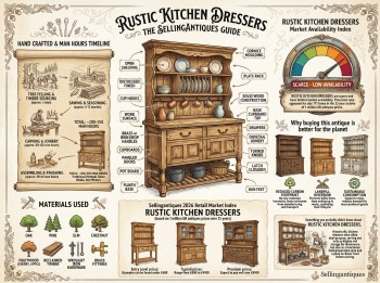 Rustic Kitchen Dressers Guide Infographic