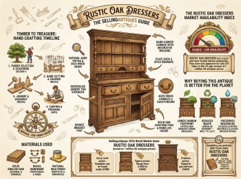 Rustic Oak Dressers Guide Infographic