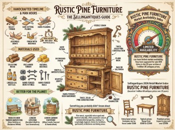 Rustic Pine Furniture Guide Infographic