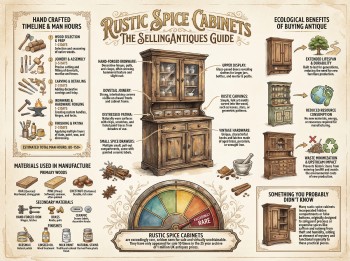 Rustic Spice Cabinets Guide Infographic