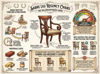 Sabre Leg Regency Chairs Guide Infographic
