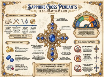 Sapphire Cross Pendants Guide Infographic