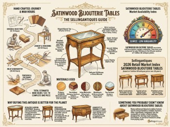 Satinwood Bijouterie Tables Guide Infographic