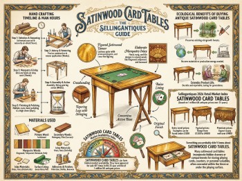Satinwood Card Tables Guide Infographic