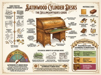 Satinwood Cylinder Desks Guide Infographic