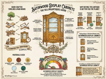 Satinwood Display Cabinets Guide Infographic