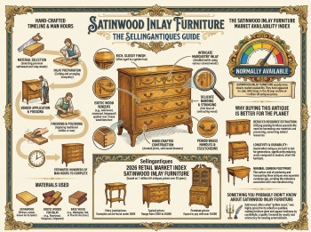 Satinwood Inlay Furniture Guide Infographic