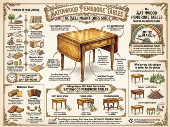 Satinwood Pembroke Tables Guide Infographic