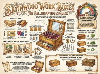 Satinwood Work Boxes Guide Infographic
