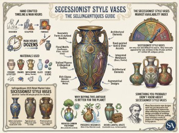 Secessionist Style Vases Guide Infographic