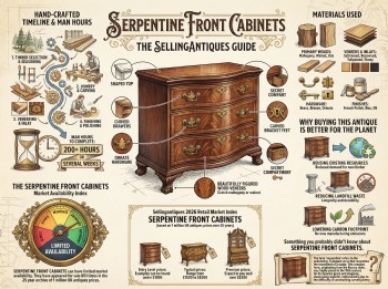 Serpentine Front Cabinets Guide Infographic