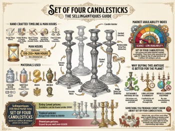 Set Of Four Candlesticks Guide Infographic