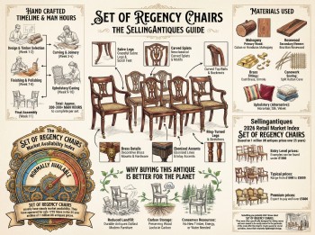 Set Of Regency Chairs Guide Infographic