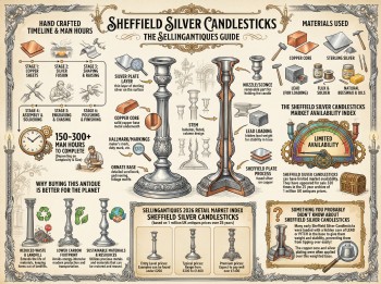 Sheffield Silver Candlesticks Guide Infographic