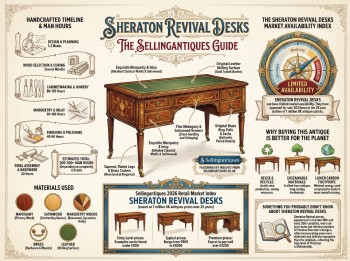 Sheraton Revival Desks Guide Infographic