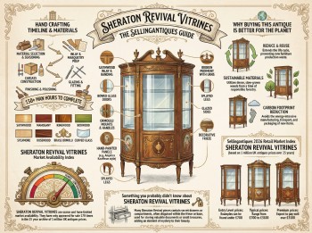 Sheraton Revival Vitrines Guide Infographic
