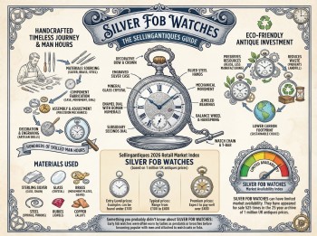 Silver Fob Watches Guide Infographic