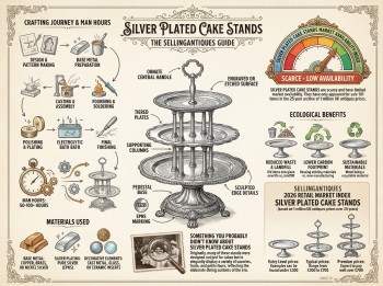 Silver Plated Cake Stands Guide Infographic