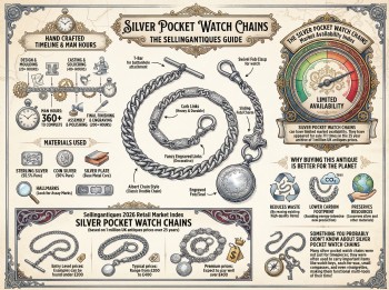 Silver Pocket Watch Chains Guide Infographic