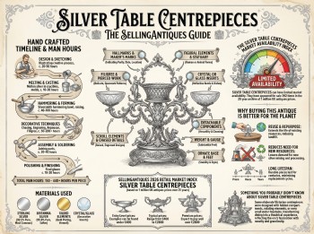 Silver Table Centrepieces Guide Infographic