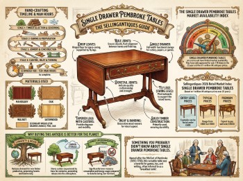 Single Drawer Pembroke Tables Guide Infographic