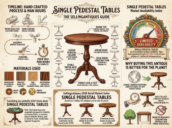 Single Pedestal Tables Guide Infographic