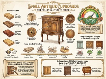 Small Antique Cupboards Guide Infographic
