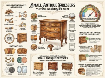 Small Antique Dressers Guide Infographic