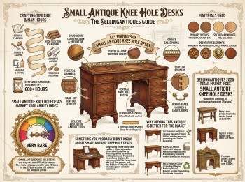 Small Antique Knee Hole Desks Guide Infographic