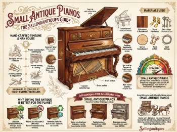 Small Antique Pianos Guide Infographic