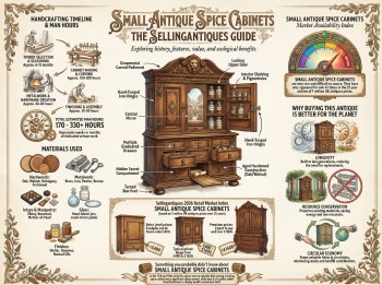 Small Antique Spice Cabinets Guide Infographic