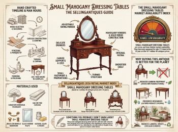 Small Mahogany Dressing Tables Guide Infographic