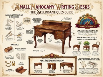 Small Mahogany Writing Desks Guide Infographic
