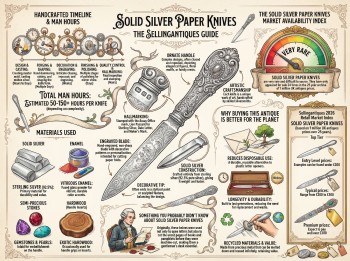 Solid Silver Paper Knives Guide Infographic