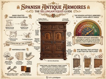 Spanish Antique Armoires Guide Infographic