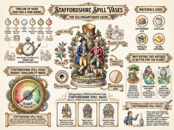Staffordshire Spill Vases Guide Infographic