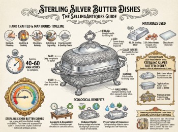 Sterling Silver Butter Dishes Guide Infographic